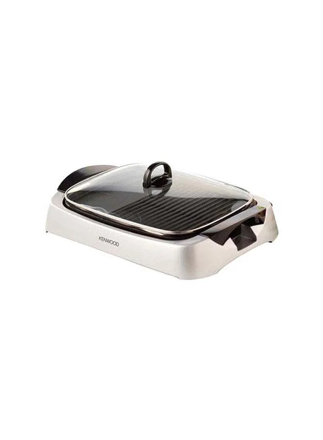 KENWOOD Health Grill, Glass Lid, Variable Temperature Control, Drip Tray, Oil Draining Channels,