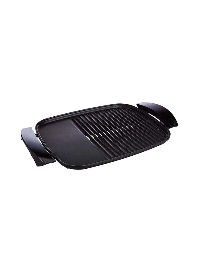 KENWOOD Health Grill, Glass Lid, Variable Temperature Control, Drip Tray, Oil Draining Channels, 2000 W HG266 Silver/Black