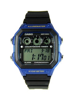 CASIO Boys' Resin Digital Wrist Watch AE-1300WH-2AVDF - 42 mm - Black  - Image 1
