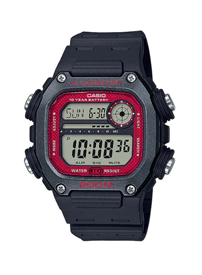 CASIO Men's Resin Digital Watch DW-291H-1BVDF - 51 mm - Black  - Image 1