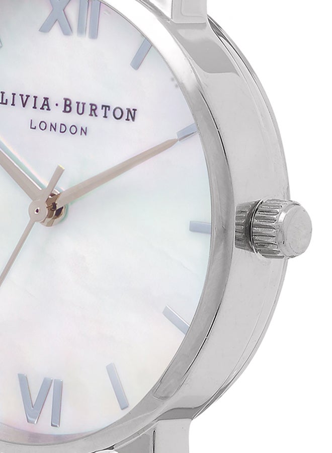 OLIVIA BURTON Women's Stainless Steel Analog Wrist Watch OB16MOP02 - Image 4