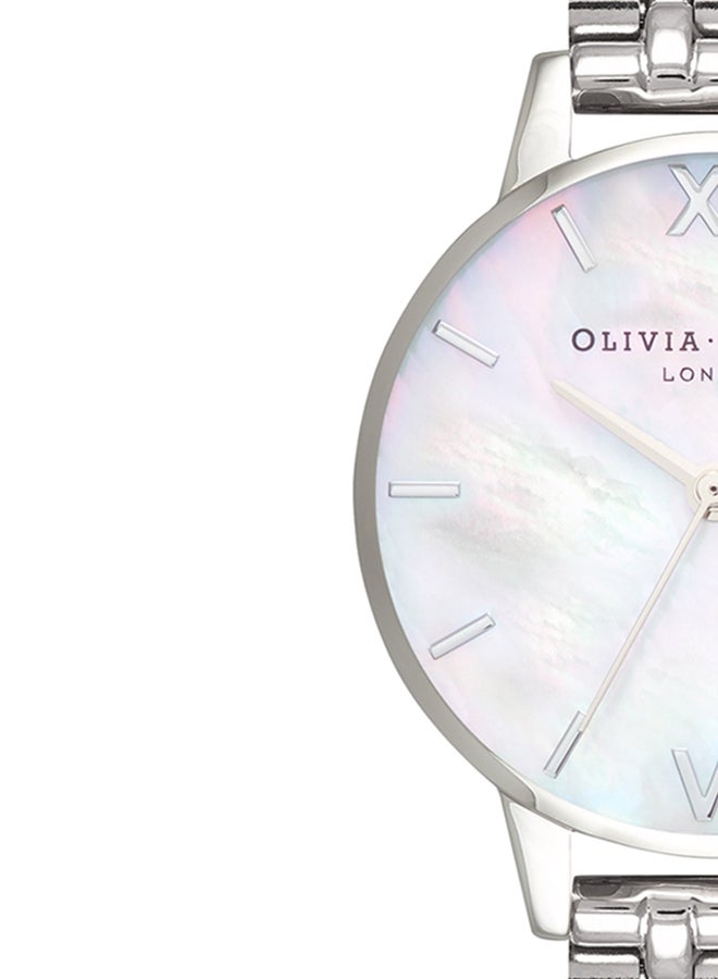 OLIVIA BURTON Women's Stainless Steel Analog Wrist Watch OB16MOP02 - Image 5