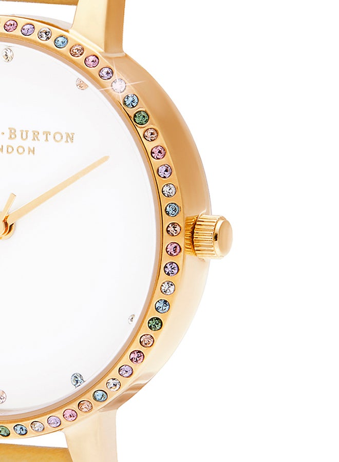 OLIVIA BURTON - Women's Leather Analog Wrist Watch OB16RB20 - Image 1