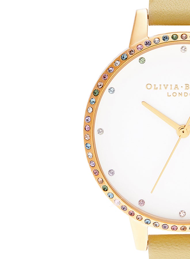 OLIVIA BURTON - Women's Leather Analog Wrist Watch OB16RB20 - Image 1