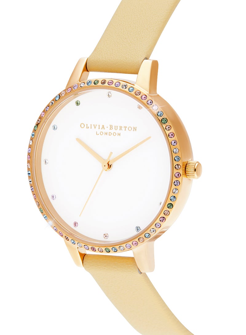 OLIVIA BURTON - Women's Leather Analog Wrist Watch OB16RB20 - Image 1