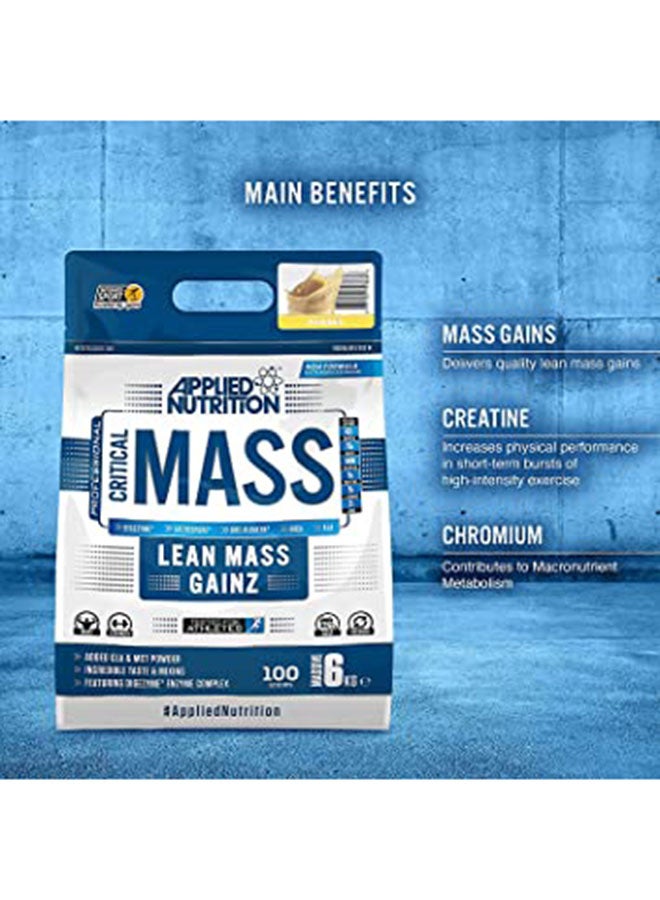 Critical Mass Lean Mass Gainz Vanilla Flavour -6Kg