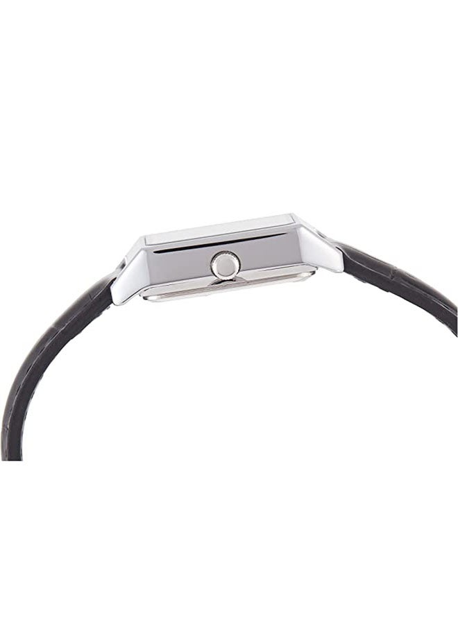 CASIO - Women's Leather Analog Wrist Watch LTP-V007L-1BUDF - Image 1