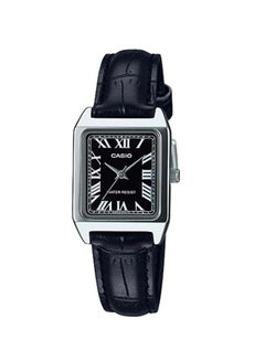 Women's Leather Analog Wrist Watch LTP-V007L-1BUDF