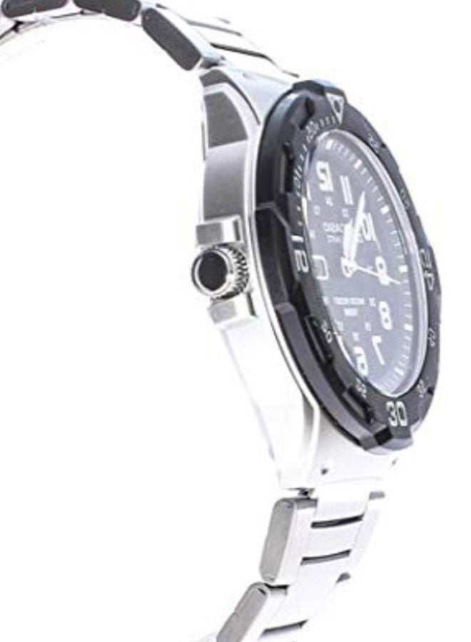 كاسيو ساعة يد بعقارب وسوار من الستانلس ستيل طراز MRW-200HD-1BVDF للرجال - Image 5