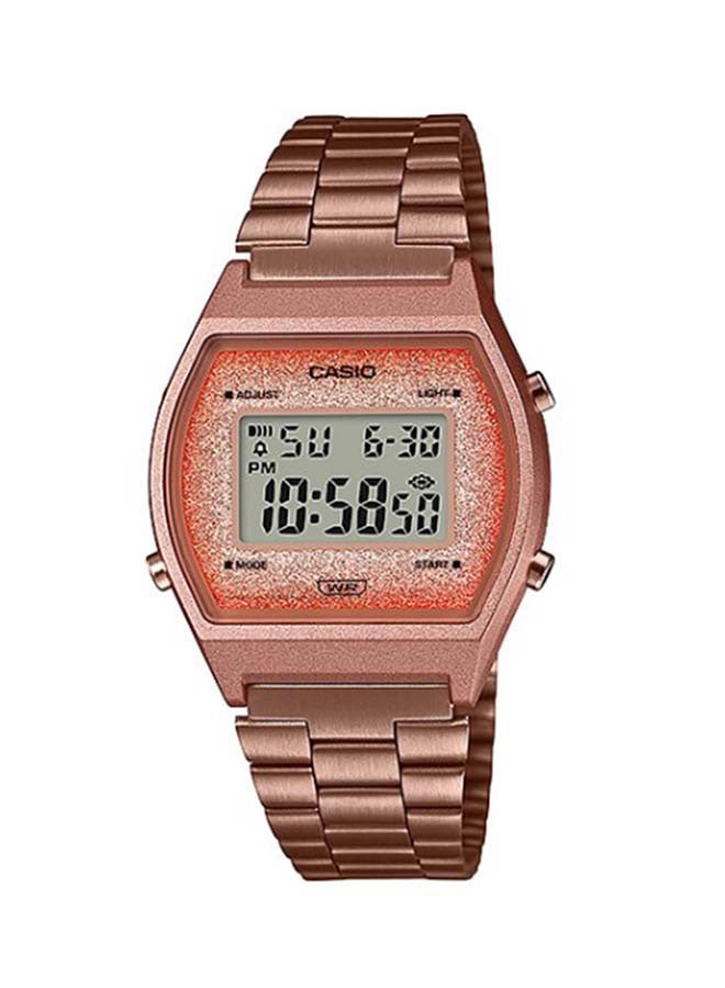 CASIO Stainless Steel Digital Wrist Watch B640WCG-5DF - 33 mm - Rose Gold - Image 1