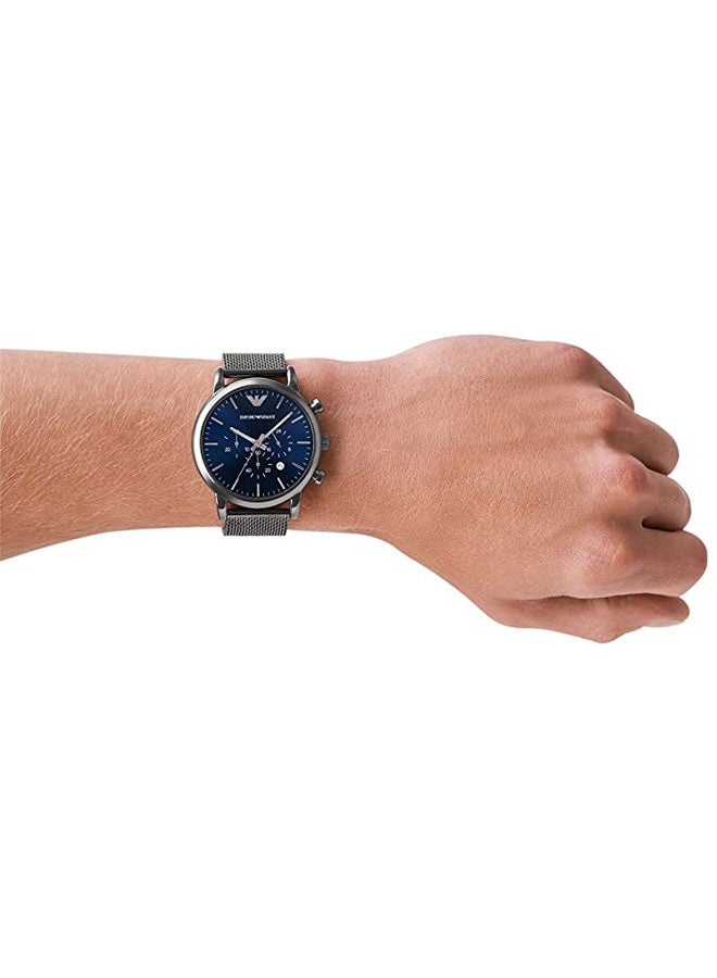 EMPORIO ARMANI Men's Luigi Water Resistant Chronograph Watch AR1979 - 46 mm - Gunmetal  - Image 5
