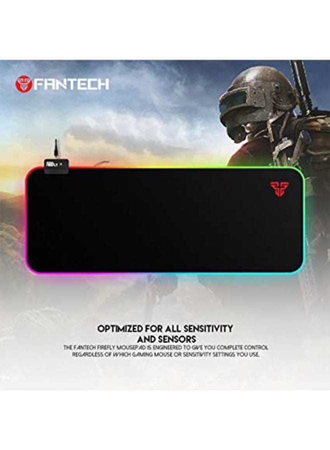 FANTECH - MPR800S FIREFLY MOUSE PAD | 14 Spectrum RGB Mode | Extended Size 80X30 | Rubber Base | Cloth Edition - Image 1