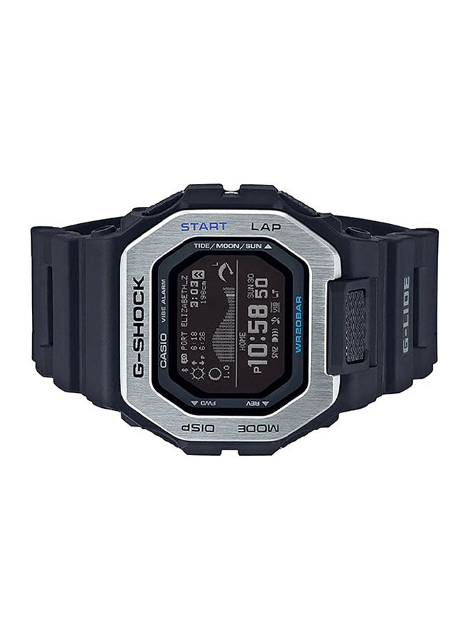 G-SHOCK - Men's Octagon Shape Resin Band Digital Wrist Watch 52 mm - Black - GBX-100-1DR - Image 1