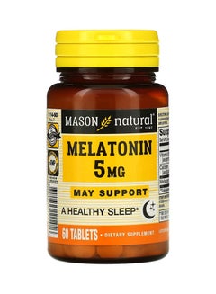 Mason Natural Extra Strength Melatonin Dietary Supplement 5 Mg - 60 Capsules 