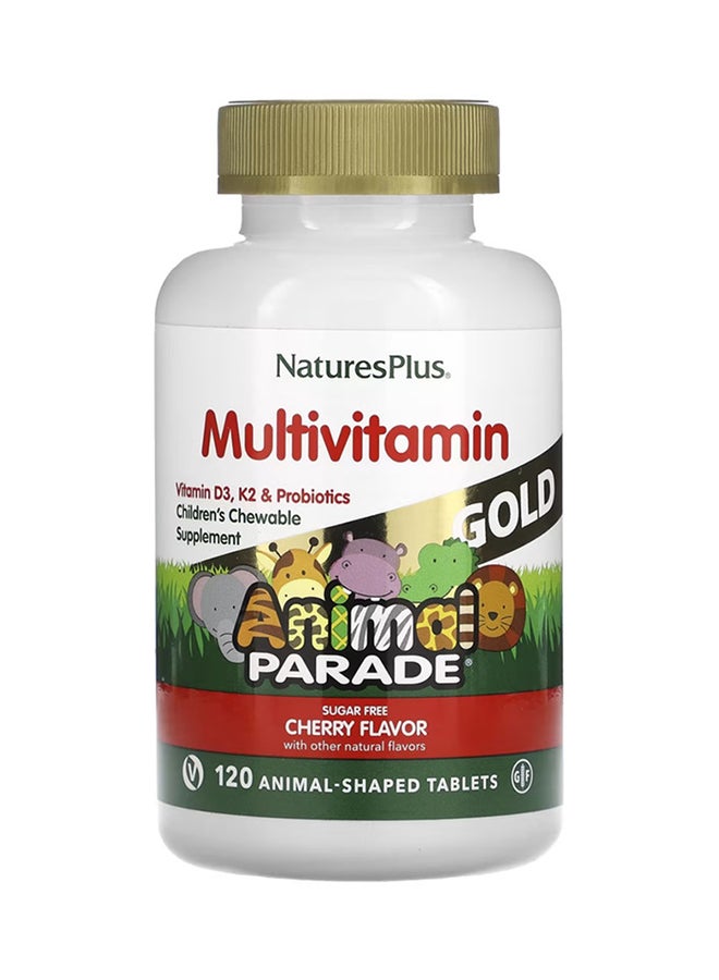Natures Plus Animal Parade Gold Xylitol - 120 Tablets - Image 1