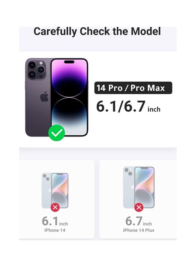 Ugreen iPhone 14 Pro/14 Pro Max Camera Lens Protector, Easy Installation, HD Bubble Free 9H Tempered Glass, Scratch-Resistant, Case Friendly, Perfectly Fit, Does Not Affect Night Shots 2-Pack Clear  - Image 2