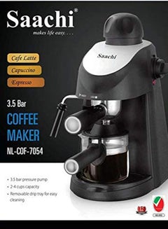 Coffee Maker  With 3.5 Bar Automatic Steam Pressure Pump 240.0 ml 800.0 W NL-COF-7054-BK Black - v1675685290/N23085884A_7