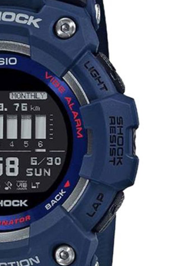 G-SHOCK - Men's Round Shape Resin Band Digital Wrist Watch 58 mm - Blue - GBD-100-2 - Image 1