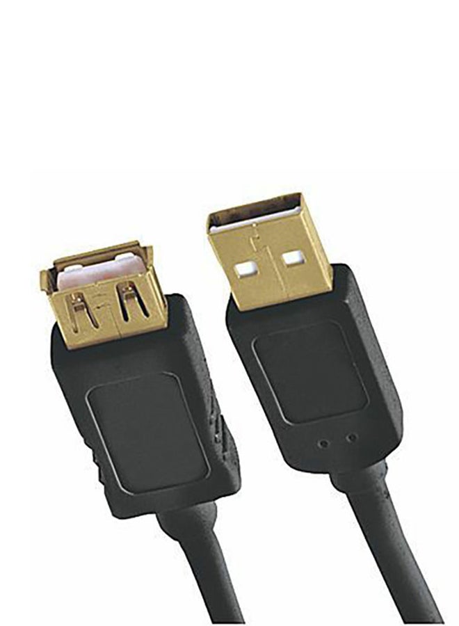 2B USB Extension Cable Black  - Image 2