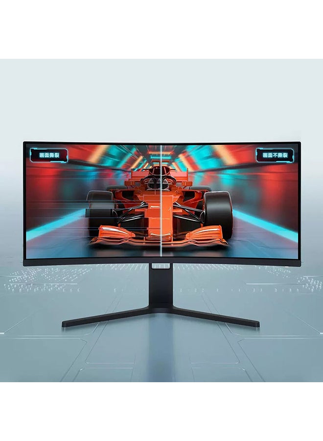 Xiaomi - 30 inch Curved Gaming Monitor  200hz 1800R Curvature 2560 × 1080 WQHD Resolution 4K FreeSync AMD 21:09 Screen Ratio, RMMNT30HFCW Black - Image 1