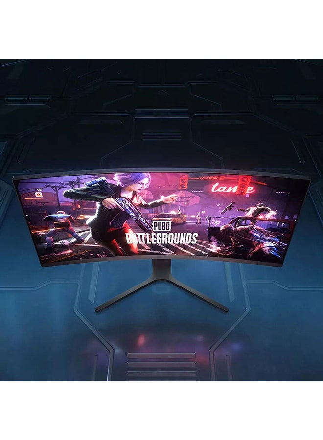 Xiaomi - 30 inch Curved Gaming Monitor  200hz 1800R Curvature 2560 × 1080 WQHD Resolution 4K FreeSync AMD 21:09 Screen Ratio, RMMNT30HFCW Black - Image 1