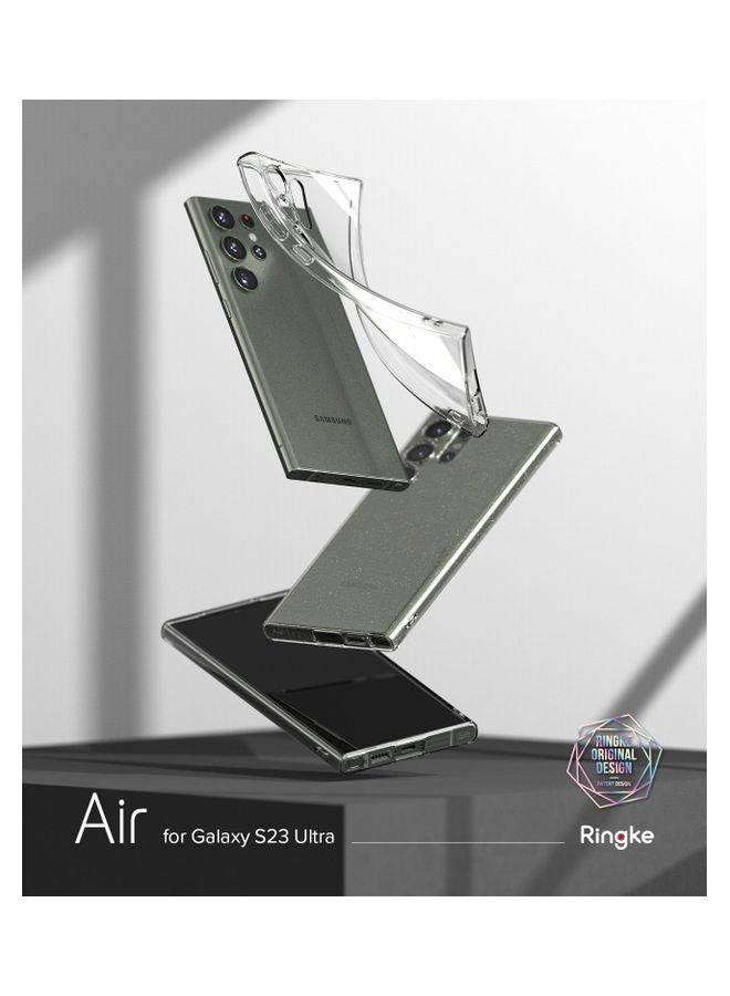 Ringke Air Slim Yet Sturdy Compatible With Samsung Galaxy S23 Ultra 5G Case Sparkle Bling Flexible Lightweight Thin Cute Cover Clear - Image 2