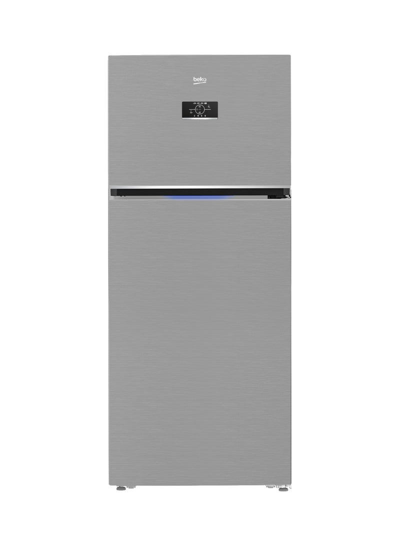 Beko - 2 Door - 590 lt -net 557 LT - stainless - Nofrost -ProSmart Inverter - HF Digital B3RDNE590ZXB sliver - Image 1