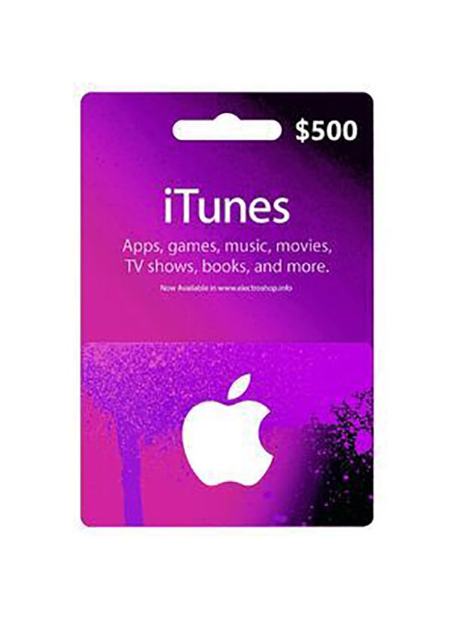 Apple iTunes 500$ -USA (Delivery via SMS/WhatsApp) 