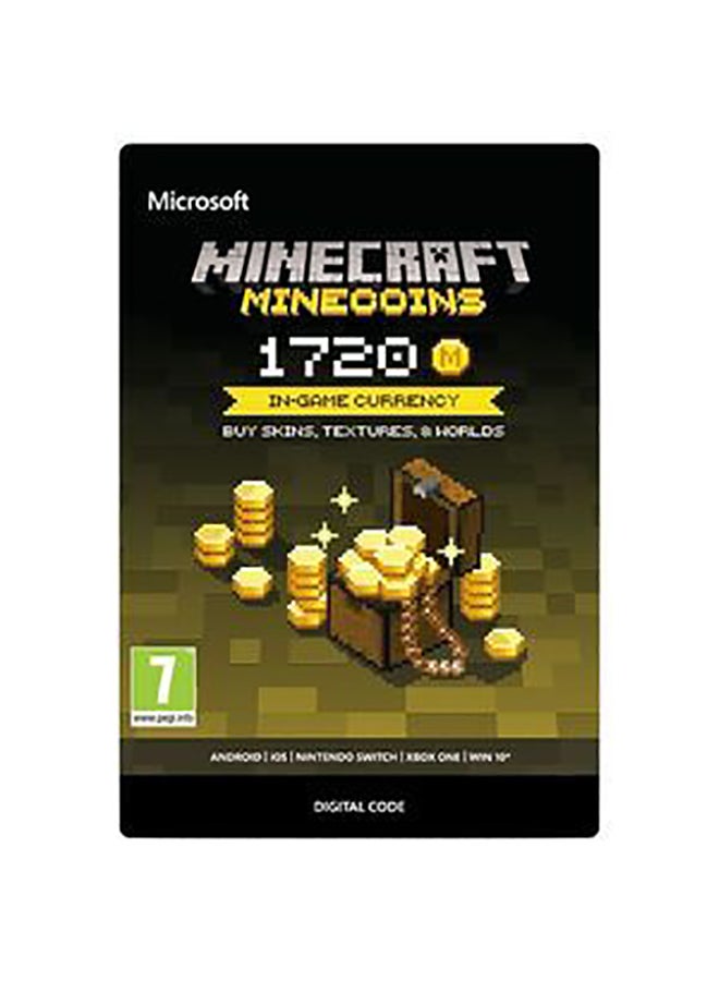 Minecraft Minecoins Pack - 1720 Coins (Digital Code) (Delivery via SMS/WhatsApp)
