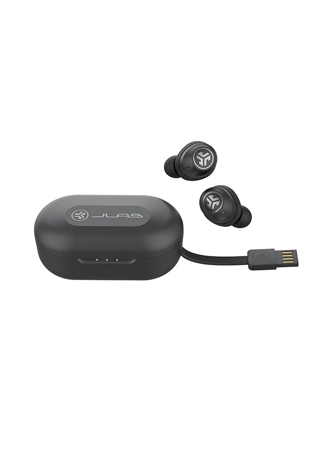 Jlab - Jbuds Air ANC True Wireless Earbuds Black - Image 1