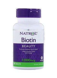 NATROL Biotin 1000 Mcg - 100 Tablets  - Image 1