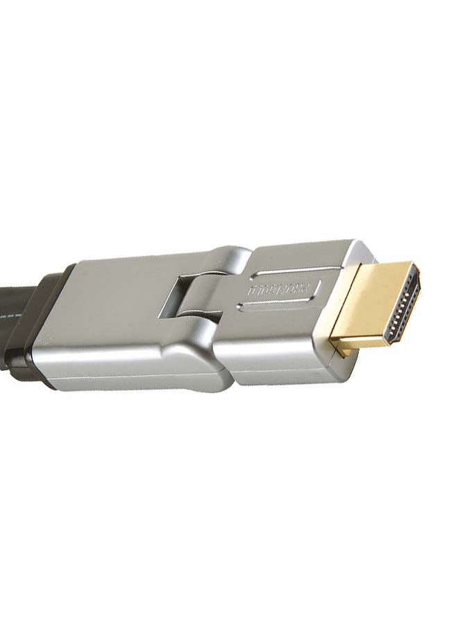 PROFIGOLD - HDMI Flat Swivel Interconnect Black - Image 1