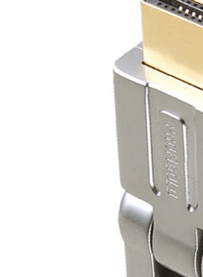 PROFIGOLD - HDMI Flat Swivel Interconnect Black - Image 1
