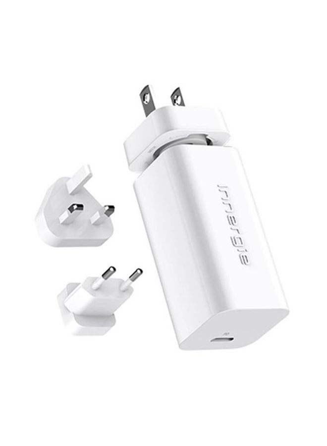 Innergie 60C Pro USB-C Power Adapter White  - Image 1