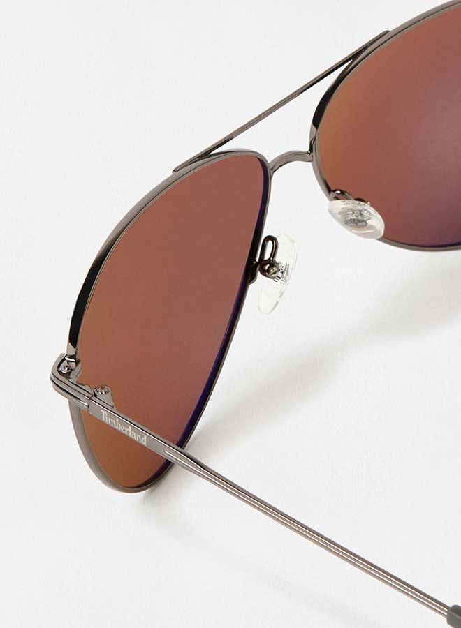 Timberland Men's UV Protection Aviator Sunglasses - Lens Size: 60 mm - Image 2