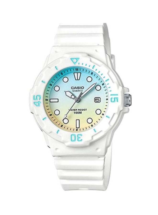 CASIO Women's Resin Analog Wrist Watch LRW-200H-2E2VDR - 34 mm - White - Image 1