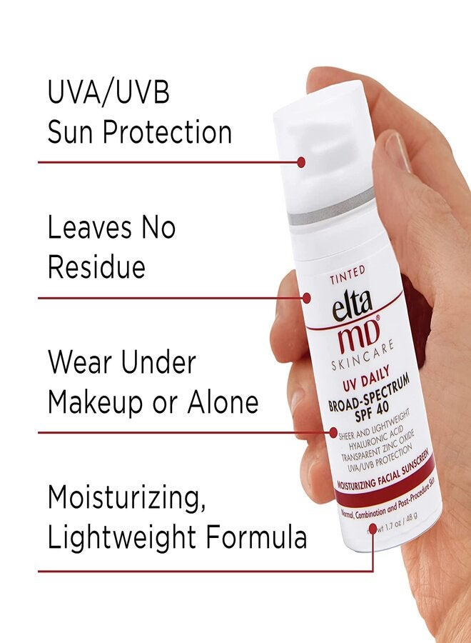 EltaMD UV Daily Broad Spectrum SPF 40  Facial Sunscreen 48grams - Image 2