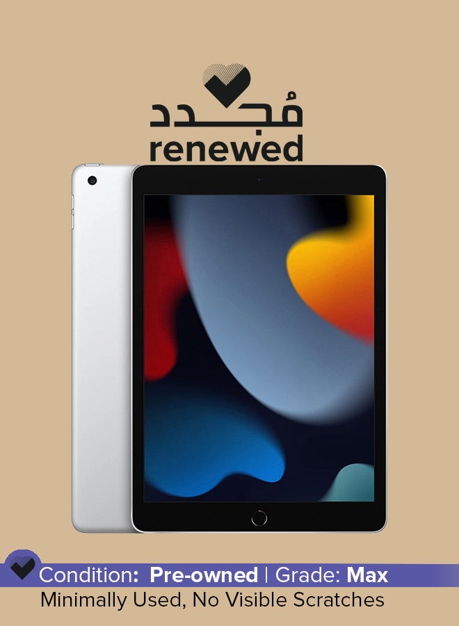 ابل  متجدد - آيباد 8 (2020) مقاس 10.2 بوصة، وذاكرة الوصول العشوائي (RAM) 3 جيجابايت، وسعة 128 جيجابايت، ويدعم تقنية 4G LTE - Image 1