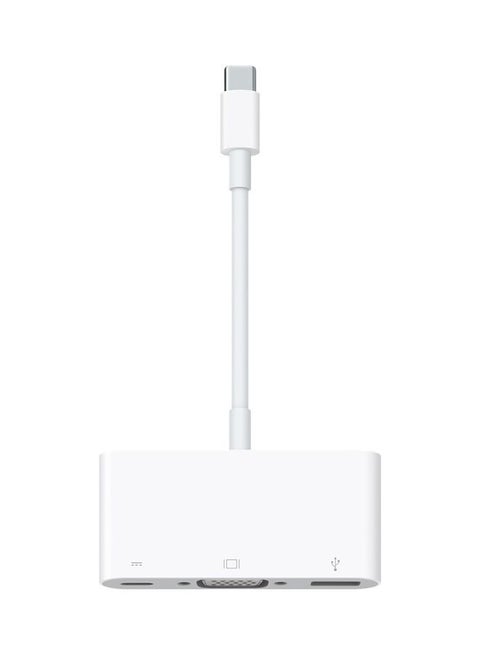 USB-C Thunderbolt To VGA Multiport Adapter For iPad, MacBook, iMac White