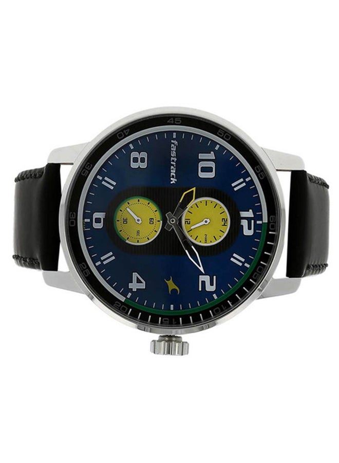 fastrack Men's Leather Analog Watch 3159SL02 - Image 5