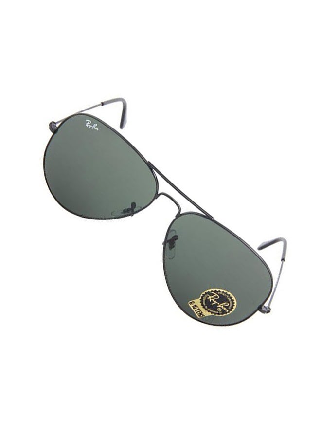 راي بان نظارة شمسية أفياتور كاملة الحواف - RB3026 - مقاس العدسة: 62 ملم - أسود - Image 5