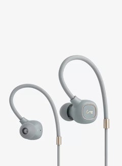 Aukey EP-B80 Key Series Bluetooth 5.0 Wireless Earbuds | Hybrid Dual Driver | aptX HD Sound | Sports Neckband Headphones - Light Grey  - Image 2