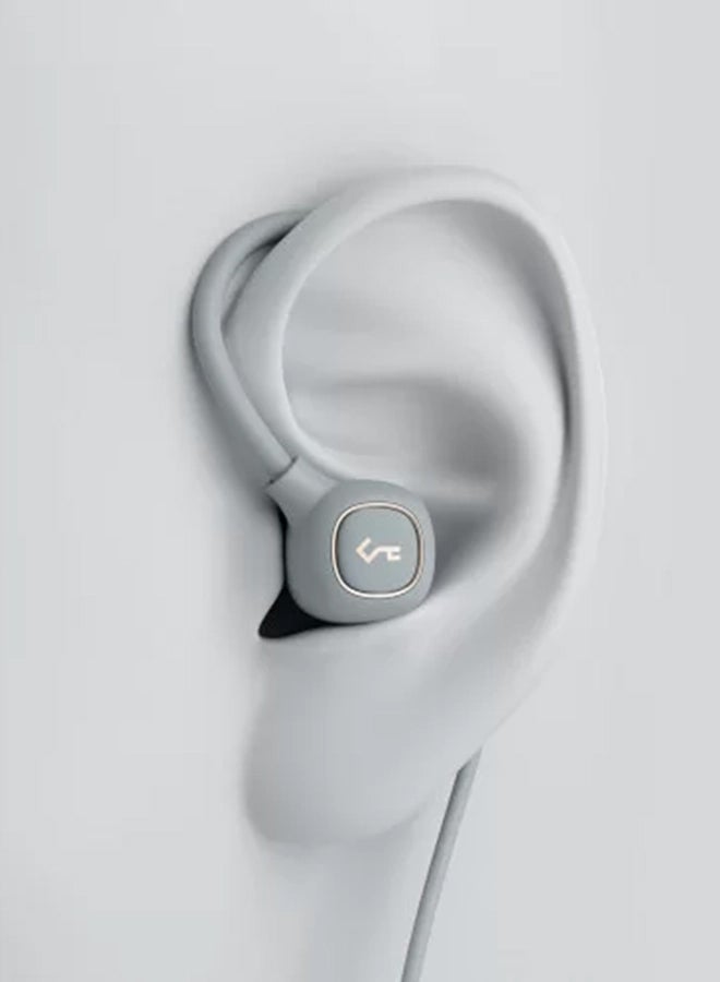 Aukey EP-B80 Key Series Bluetooth 5.0 Wireless Earbuds | Hybrid Dual Driver | aptX HD Sound | Sports Neckband Headphones - Light Grey - Image 3