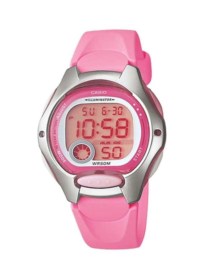 CASIO Women's Youth Digital Watch LW-200-4B - 38 mm - Pink - Image 1