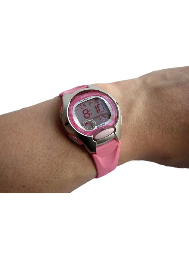 CASIO Women's Youth Digital Watch LW-200-4B - 38 mm - Pink - Image 4