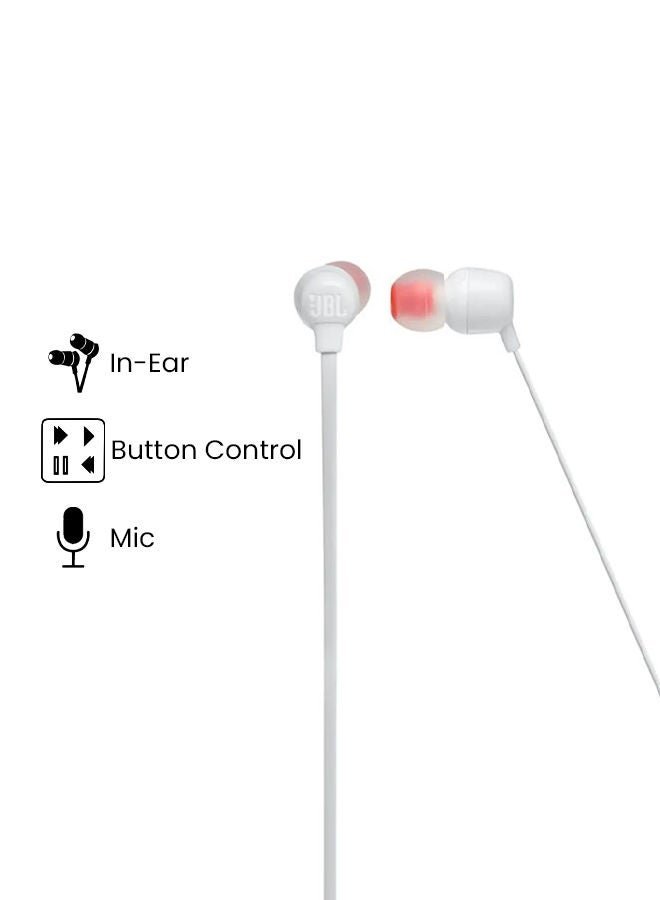 جي بي إل سماعة أذن داخلية تون 115BT أبيض - Image 2