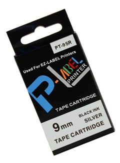 كاسيو طابعة شريط بطاقات لاصقة طراز XR-9SR1-W-DJ فضي  - Image 4