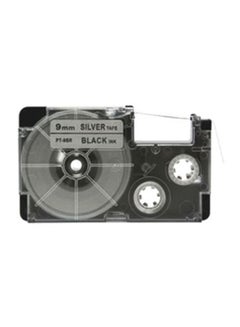كاسيو طابعة شريط بطاقات لاصقة طراز XR-9SR1-W-DJ فضي  - Image 3