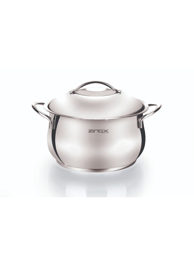 Curvy Stainless Steel Cooking Pot With Lid Silver 28cm - v1675768246/N41702432A_1