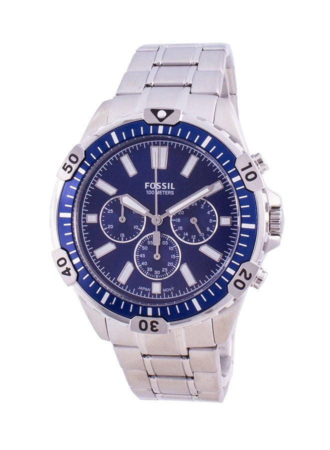 FOSSIL - Men's Garrett Chronograph Watch FS5623 - 44 mm - Silver - Image 1